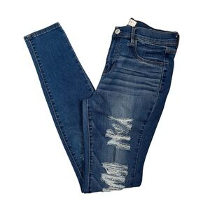 PacSun Blue Distressed Jeans Jeggings